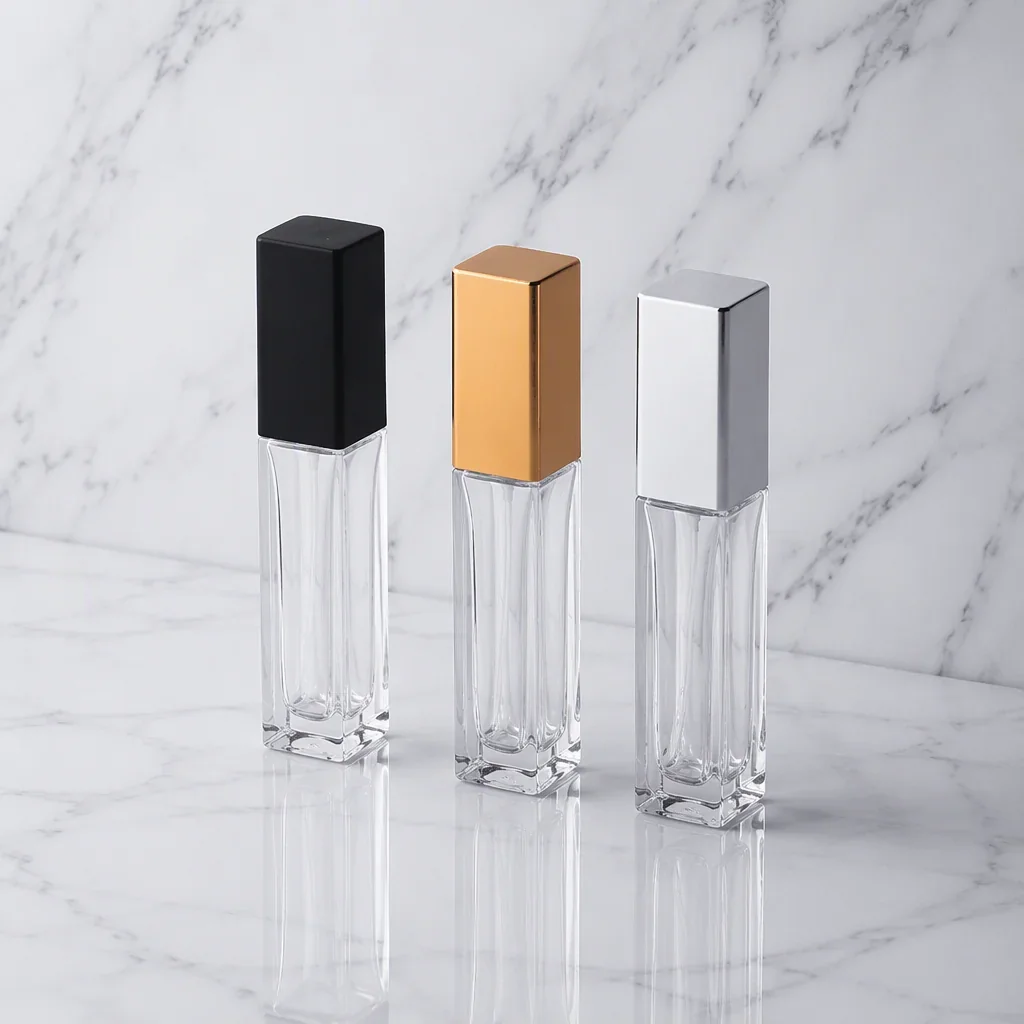 10 ml Slim rectangular perfume bottle with block cap