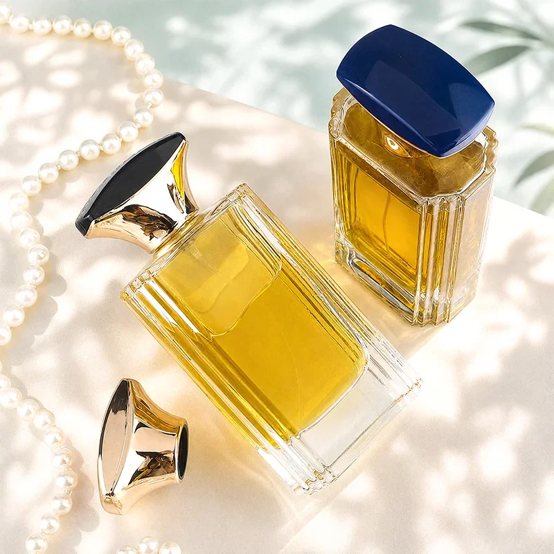 100 ml Rectangular perfume bottle with flared cap