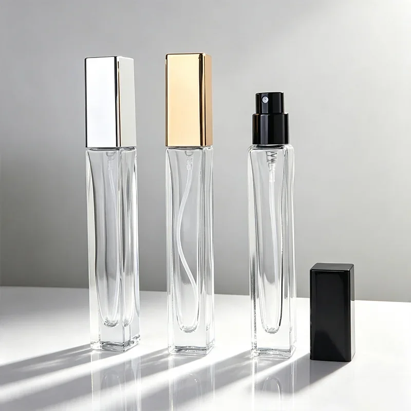 10 ml Slim rectangular perfume bottle with block cap