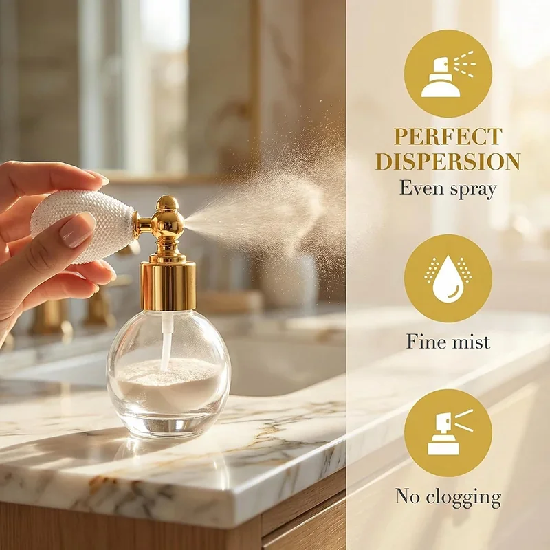 10 ml Crown-shaped perfume atomizer with squeeze bulb