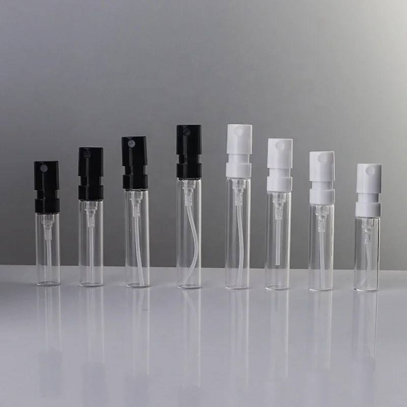 1 / 1.5 / 2 / 2.5 ml Clear sample vial with translucent spray cap