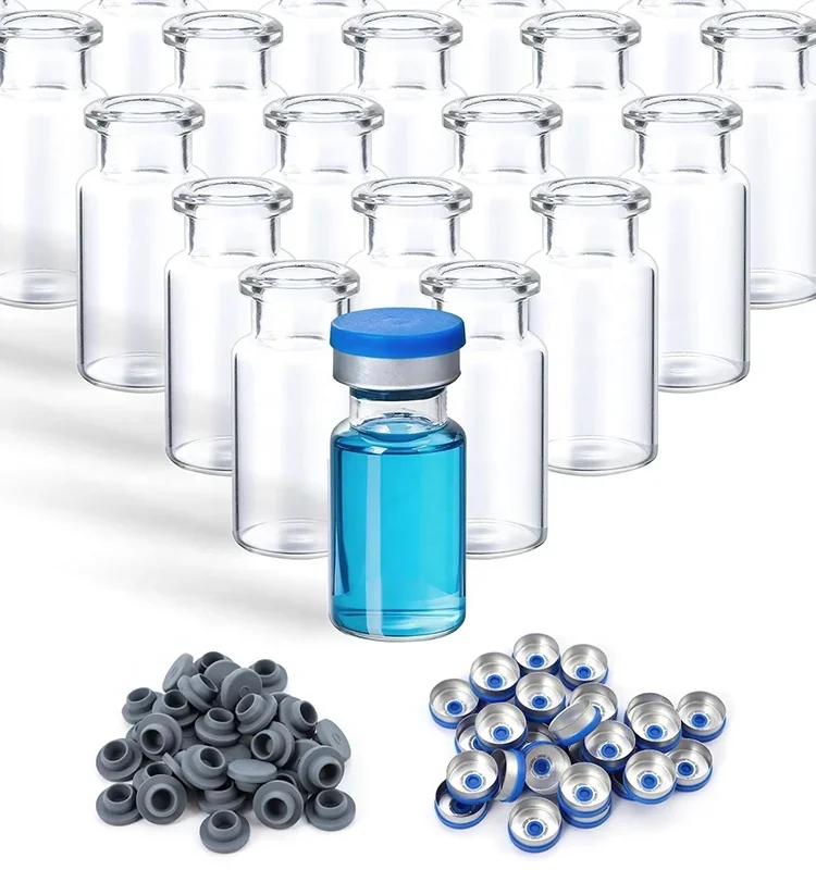 3 / 5 / 10 ml Small glass vial with stopper and seal