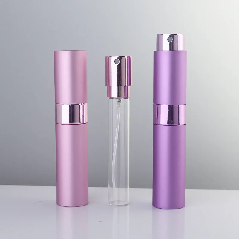 5 / 8 ml Pocket spray bottle with ribbed case and contrast band
