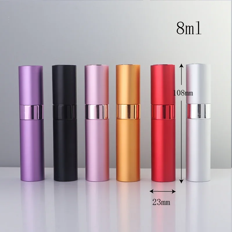 5 / 8 ml Pocket spray bottle with ribbed case and contrast band