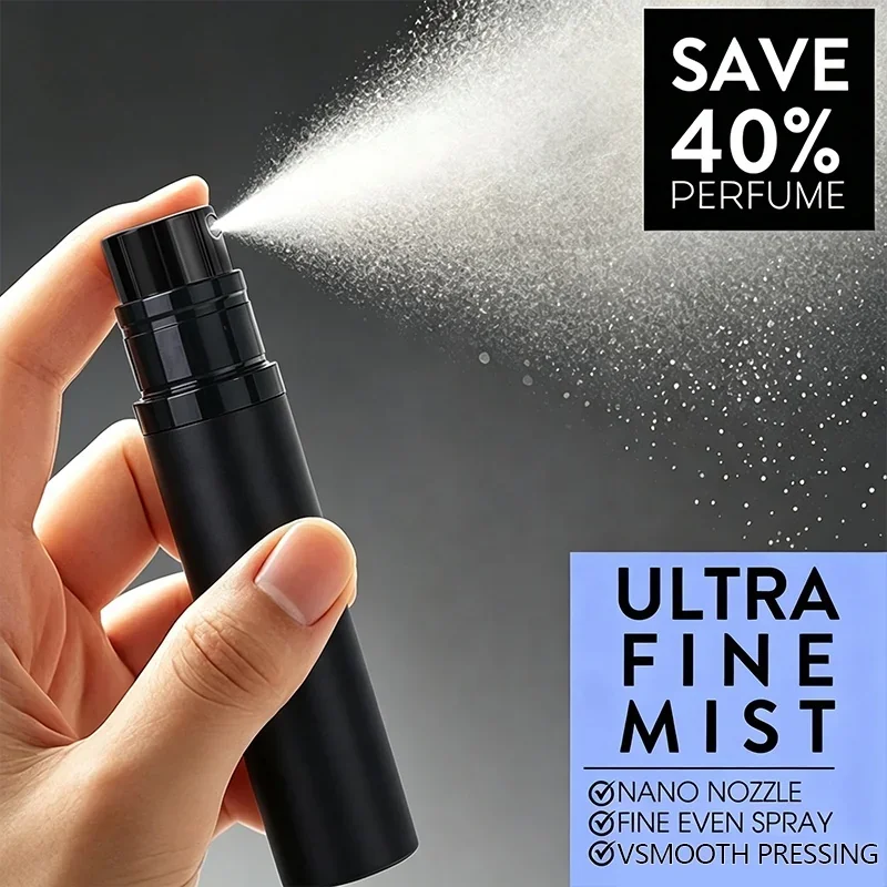 5 ml Pocket spray bottle with removable pump assembly