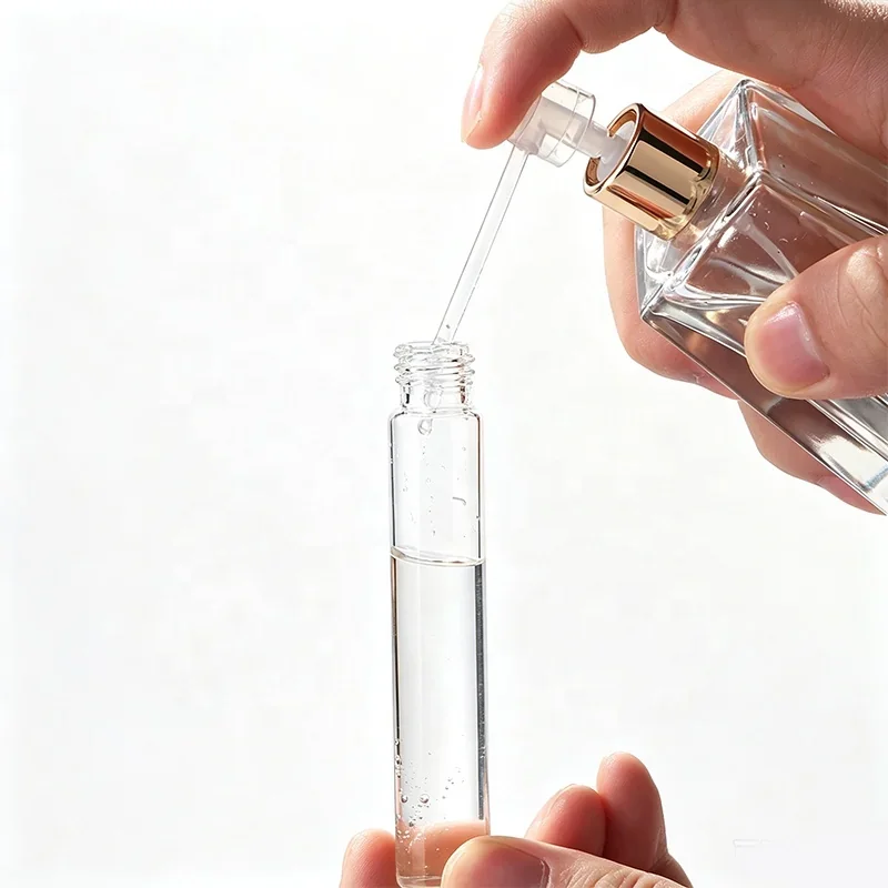 5 ml Pocket spray bottle with textured colored case