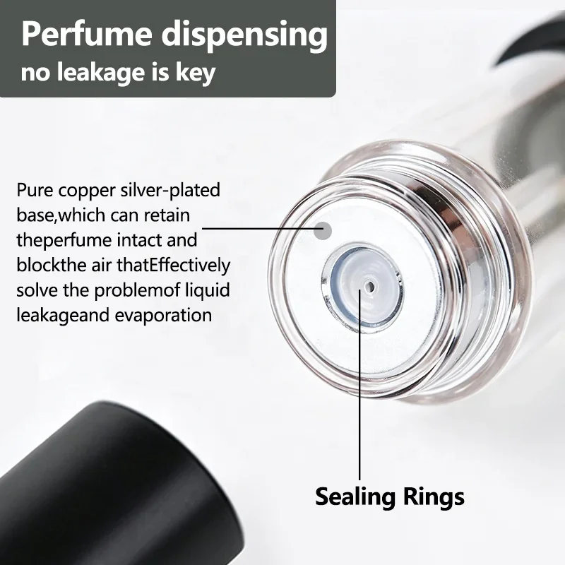 5 ml Pocket spray bottle with removable pump assembly