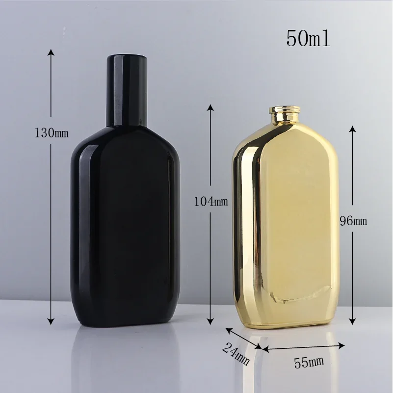 50 ml Flat rounded rectangular perfume bottle