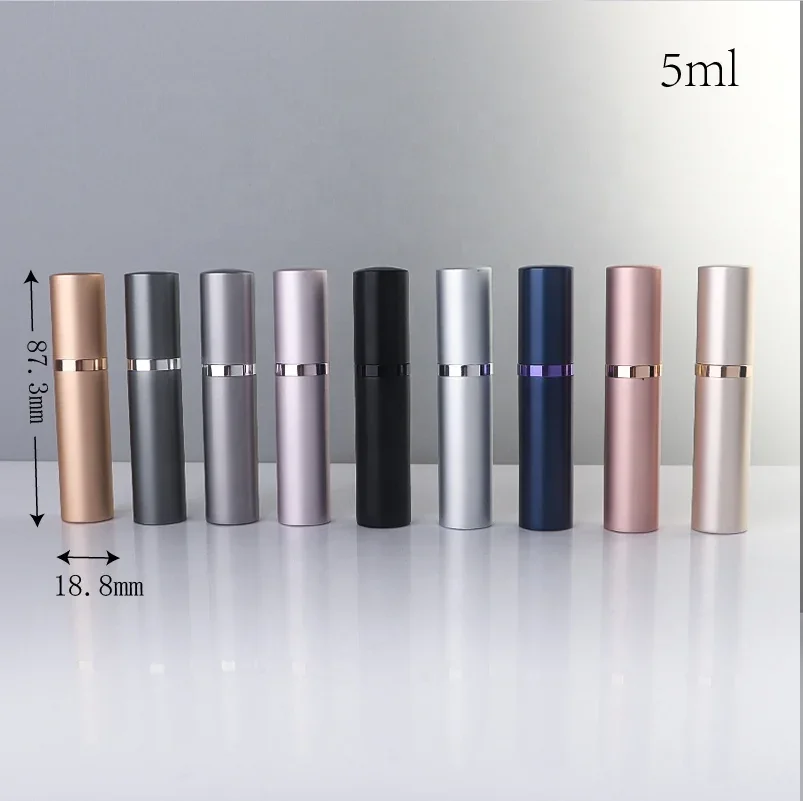 5 ml Pocket spray bottle with removable pump assembly