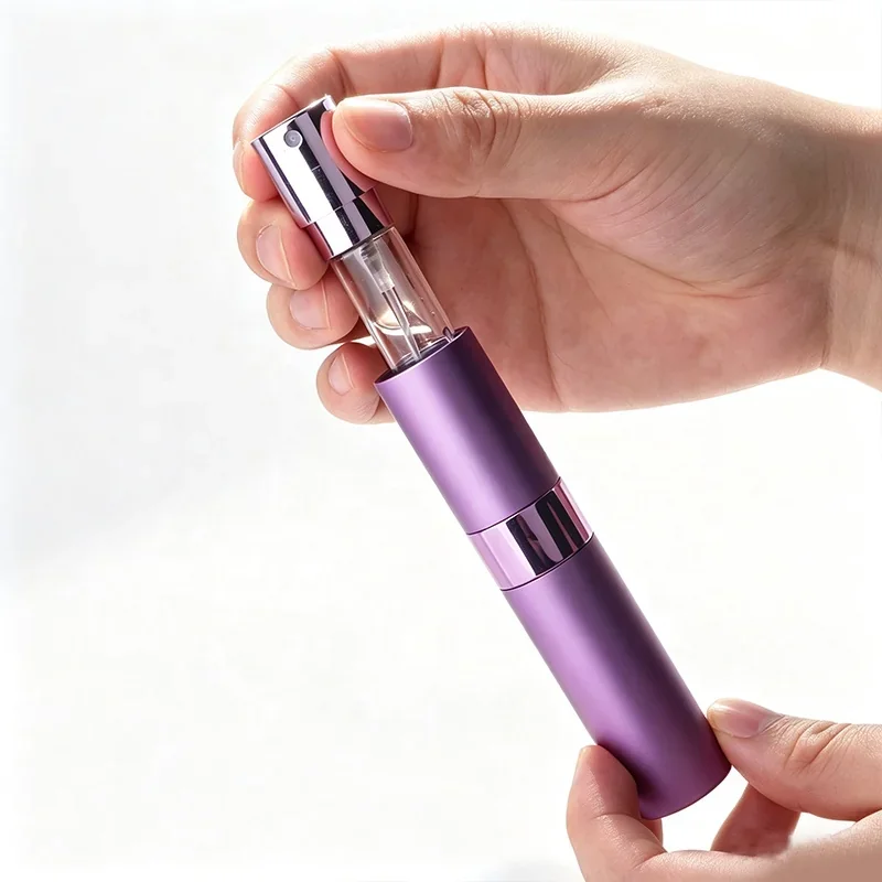 8 / 10 ml Refillable pocket spray bottle with transfer accessories