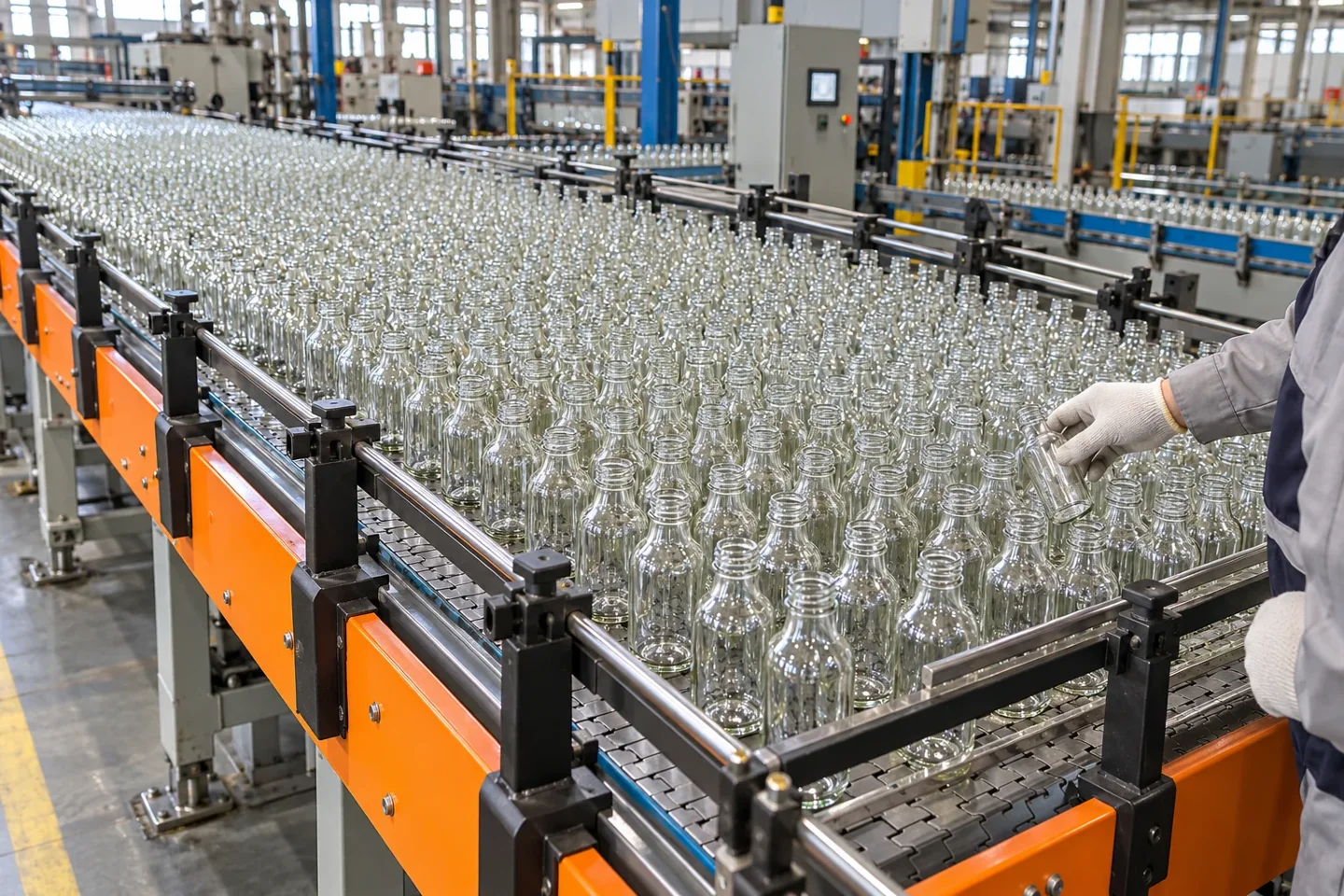 Bottle inspection & conveyor