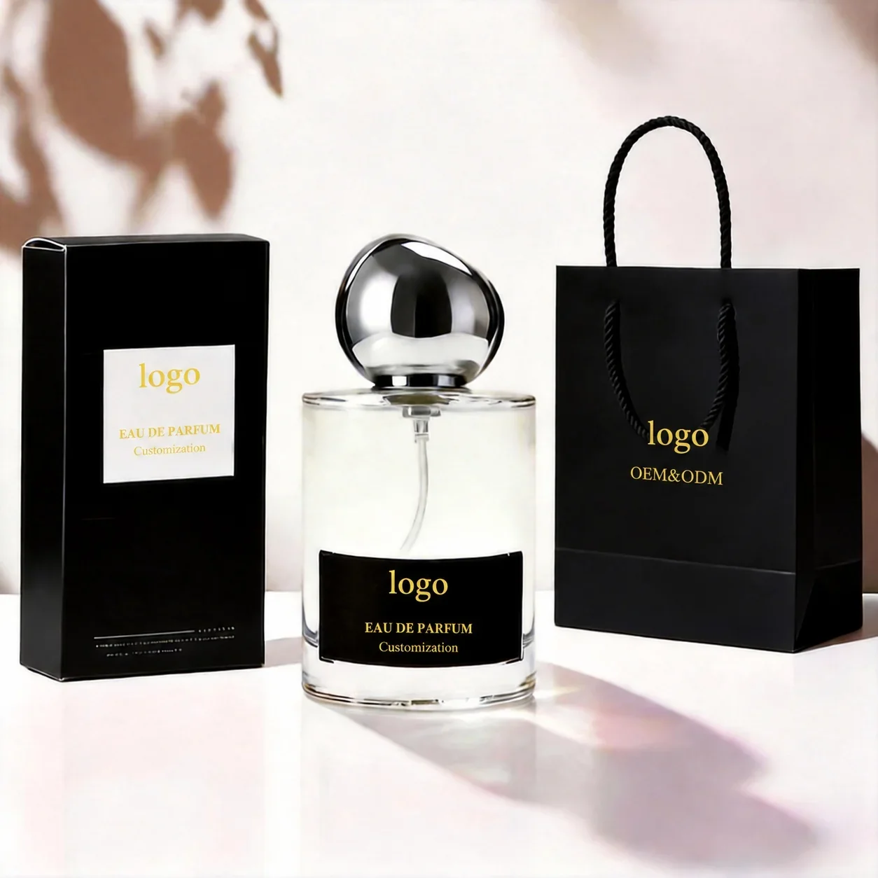 30 / 50 / 100 ml Cylindrical perfume bottle with rounded cap
