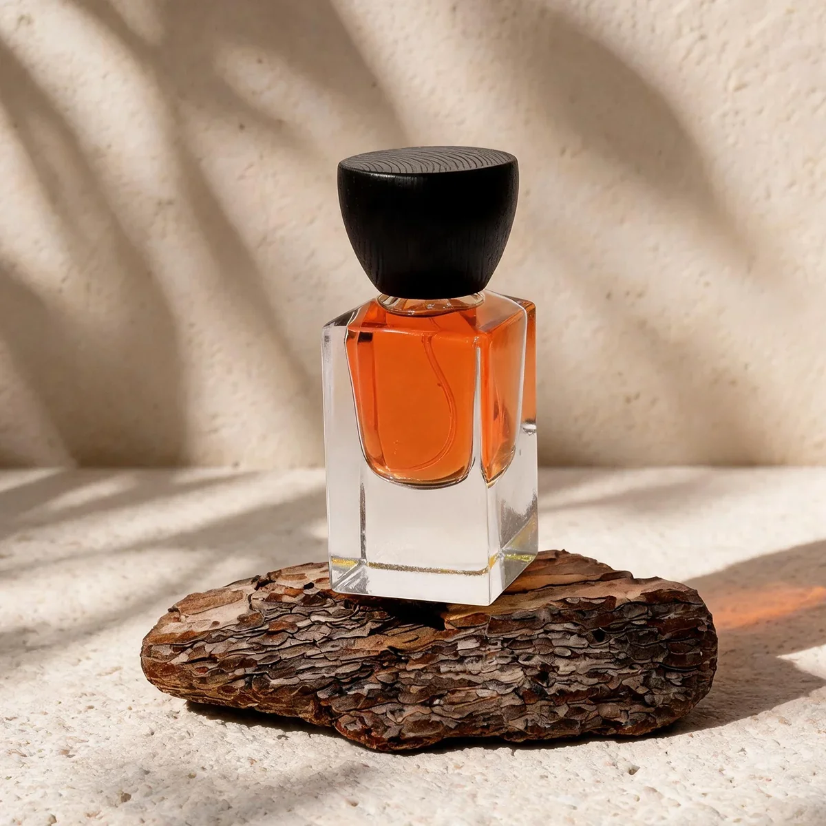 30 / 50 ml Rectangular perfume bottle with cup-shaped cap