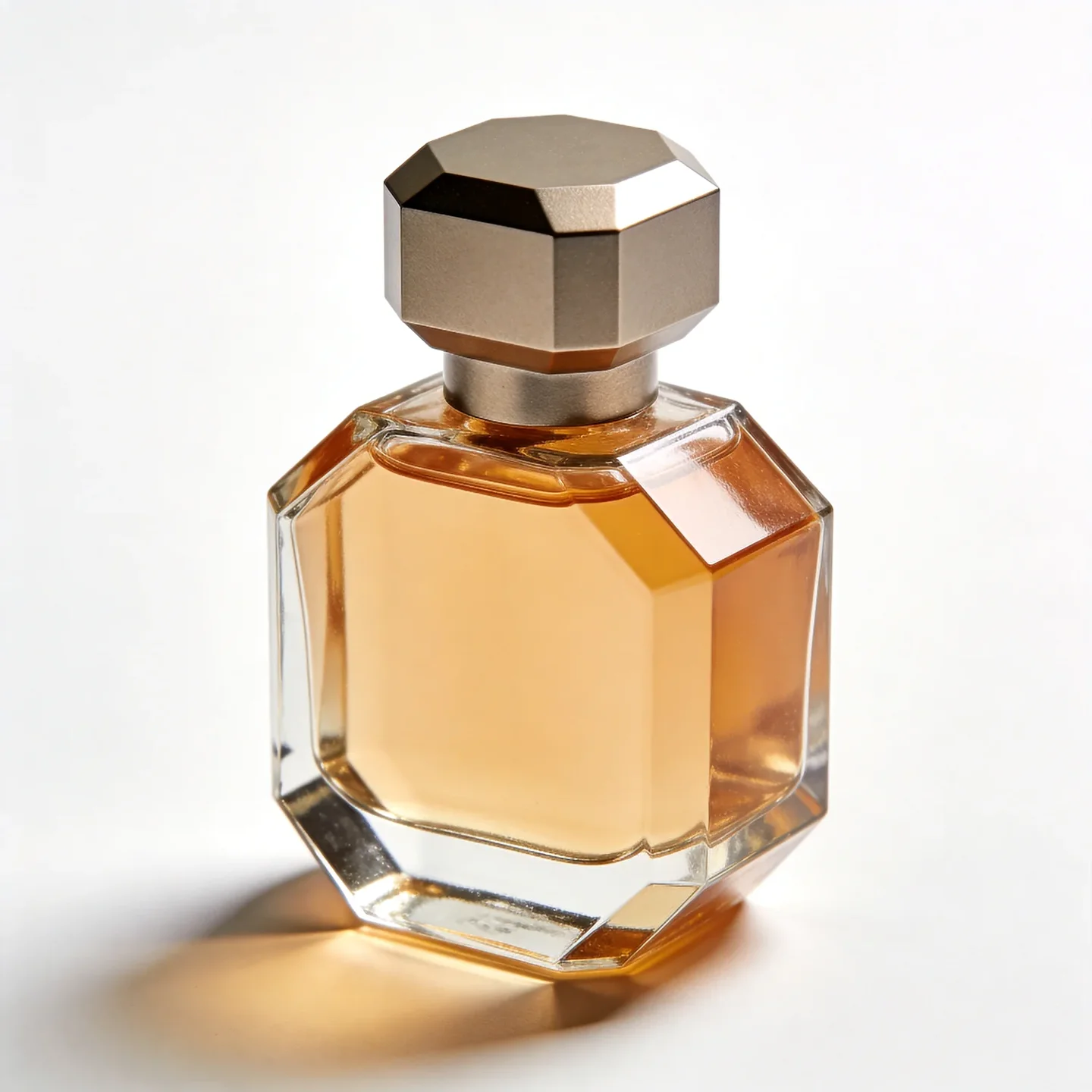 100 ml Octagonal perfume bottle with geometric cap