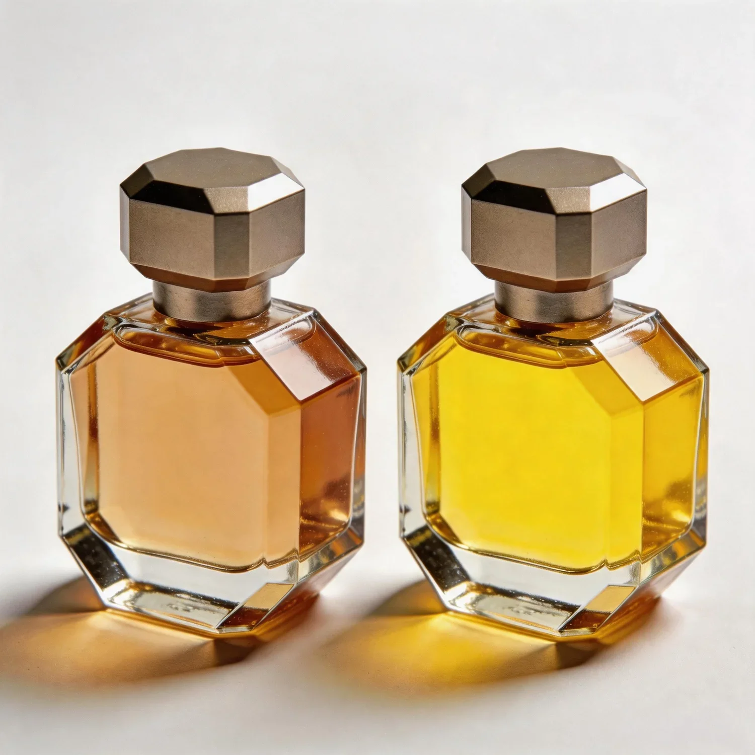 100 ml Octagonal perfume bottle with geometric cap