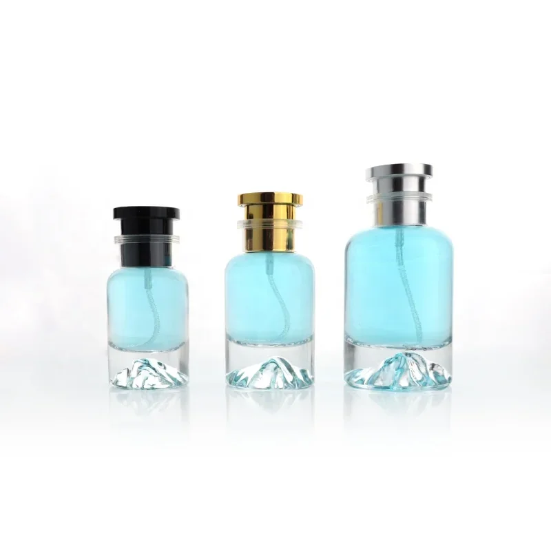 30 / 50 / 100 ml Cylindrical perfume bottle with stepped cap