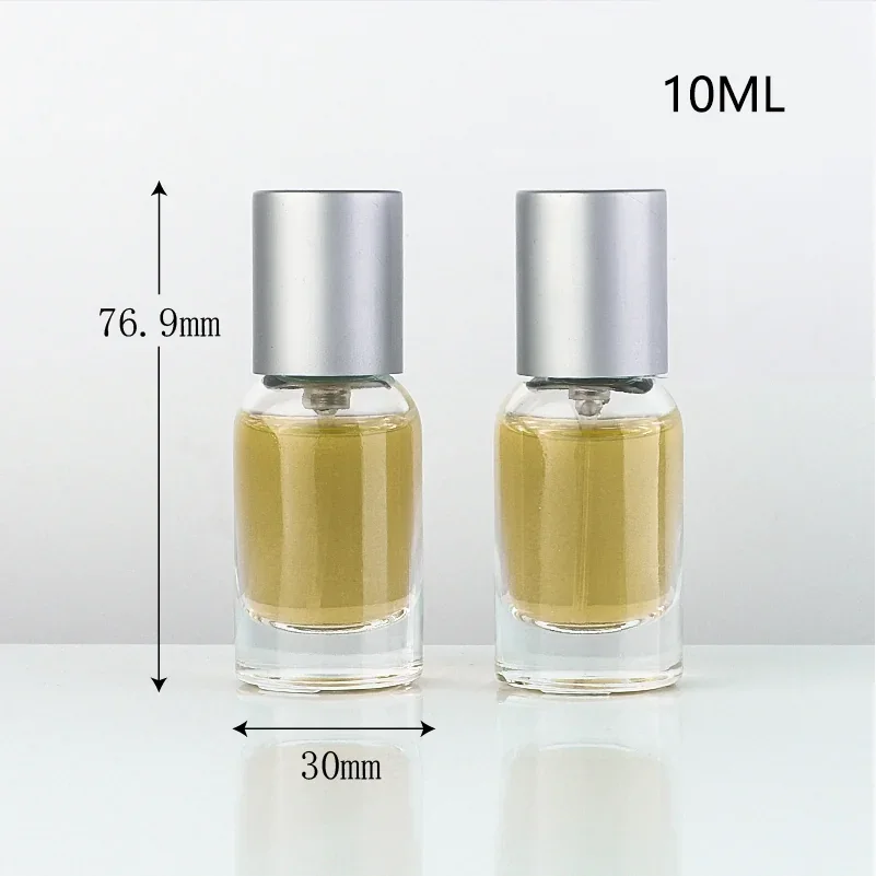 10 ml Compact pocket spray bottle with contrast ring