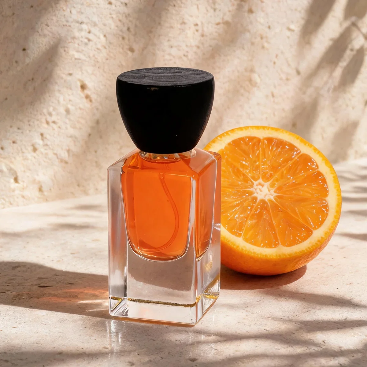 30 / 50 ml Rectangular perfume bottle with cup-shaped cap