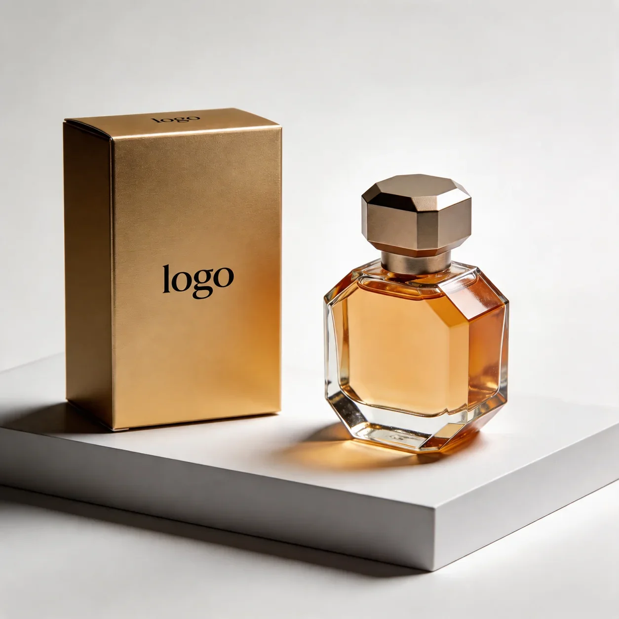 30 / 50 / 100 ml Faceted perfume bottle in presentation box