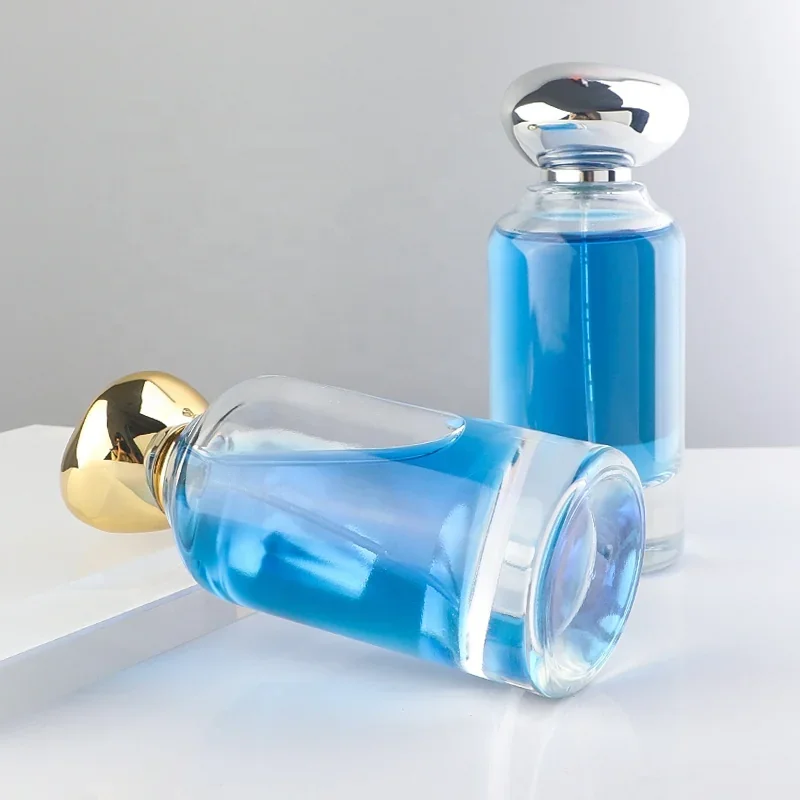 100 ml Perfume bottle with rounded disc cap