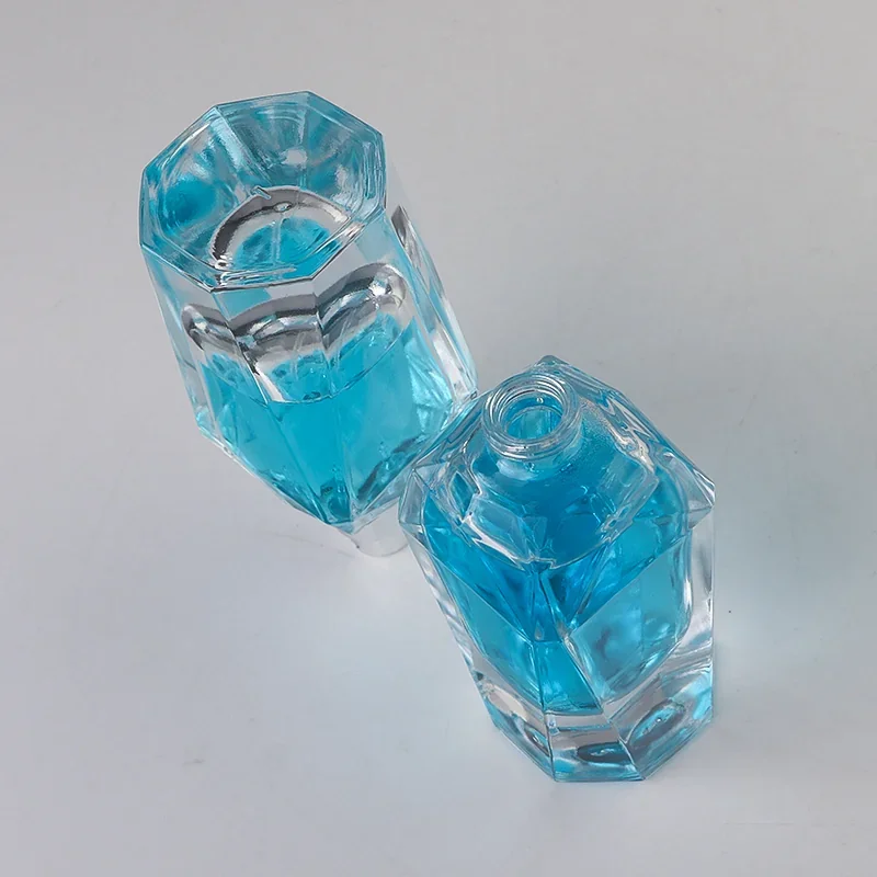 30 ml Faceted clear perfume bottle body