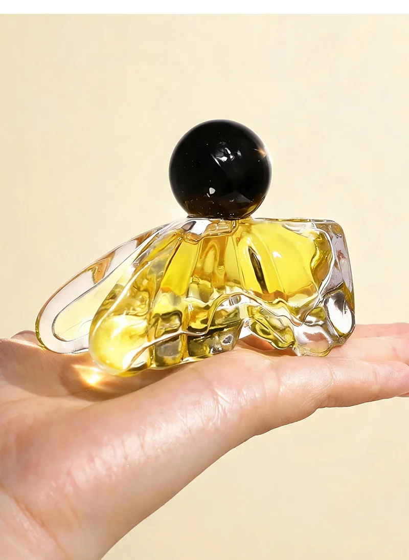 30 / 80 ml Petal-shaped perfume bottle with ball cap