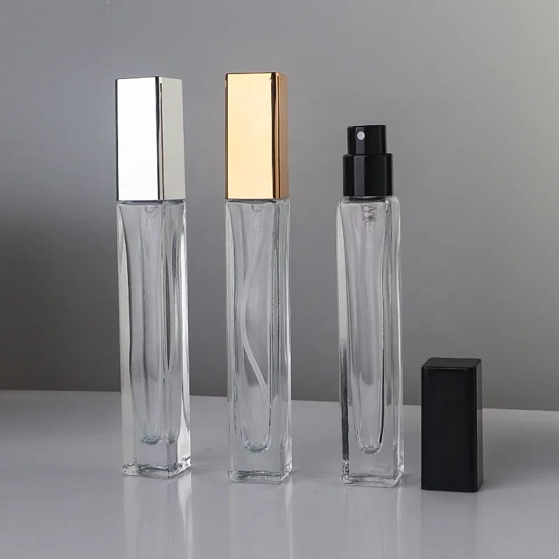 10 ml Slim rectangular perfume bottle with block cap