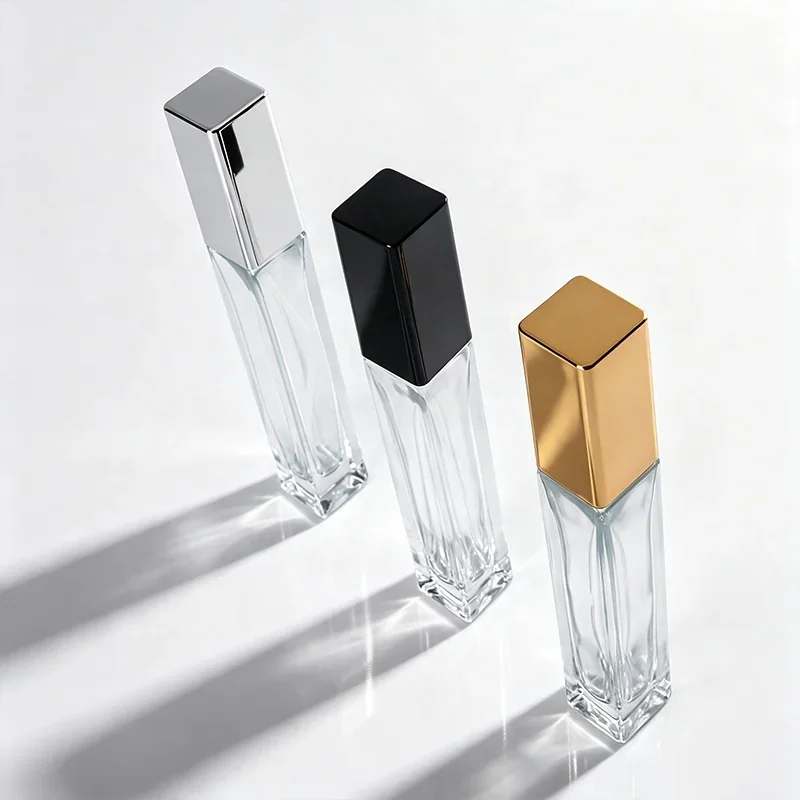 10 ml Slim rectangular perfume bottle with block cap