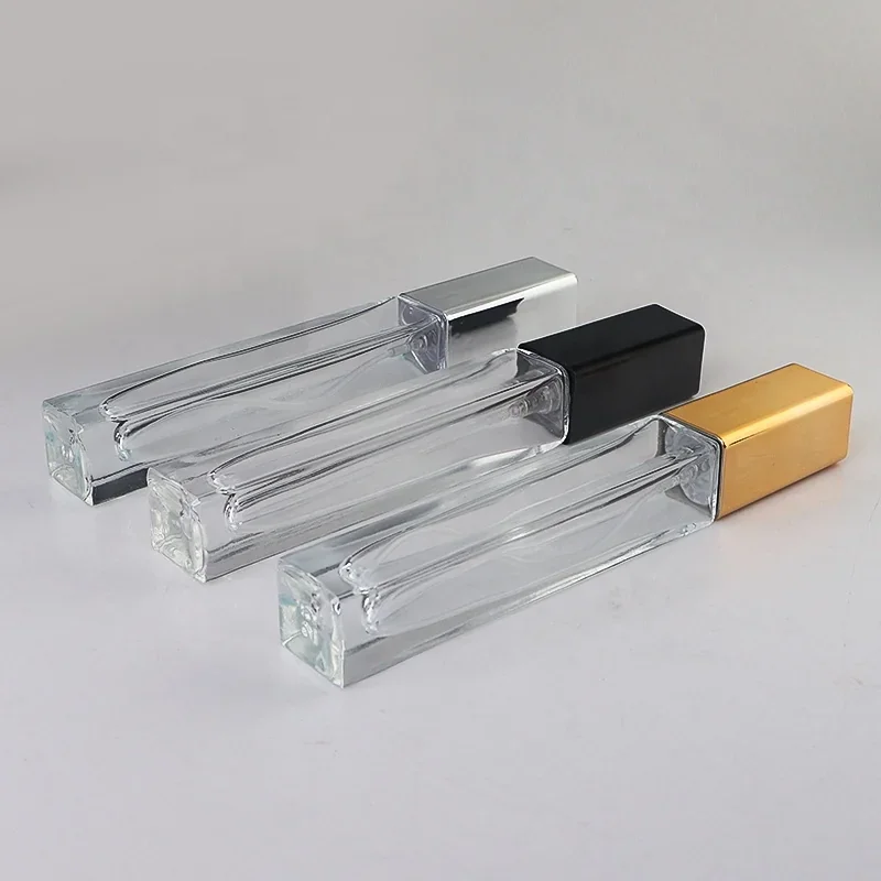10 ml Slim rectangular perfume bottle with block cap