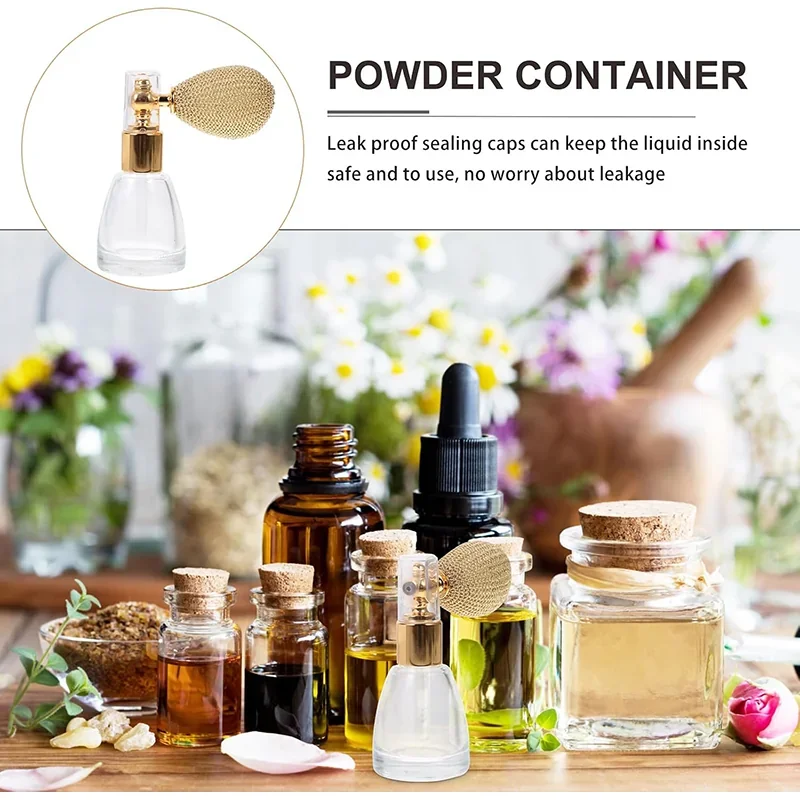 10 ml Crown-shaped perfume atomizer with squeeze bulb