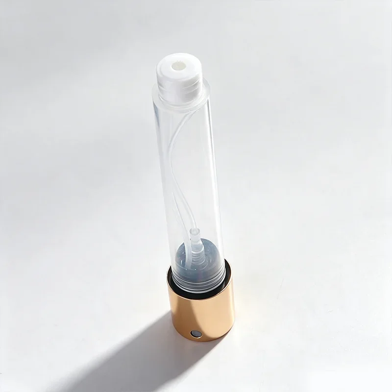 10 ml Cylindrical pocket spray bottle with metallic-look colors