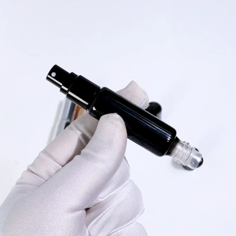10 ml Pocket spray bottle with metallic-look case