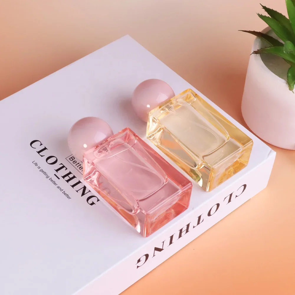 30 / 50 / 100 ml Rectangular perfume bottle with ball cap