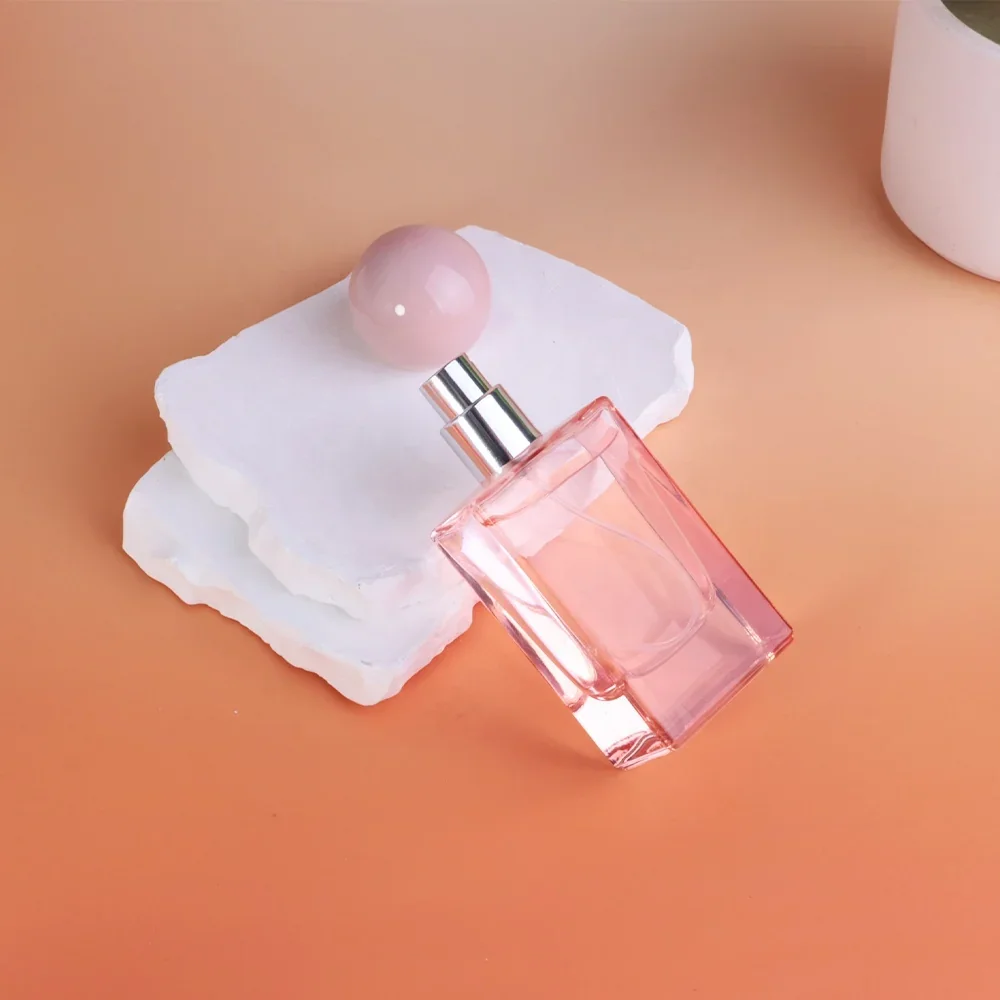 30 / 50 / 100 ml Rectangular perfume bottle with ball cap