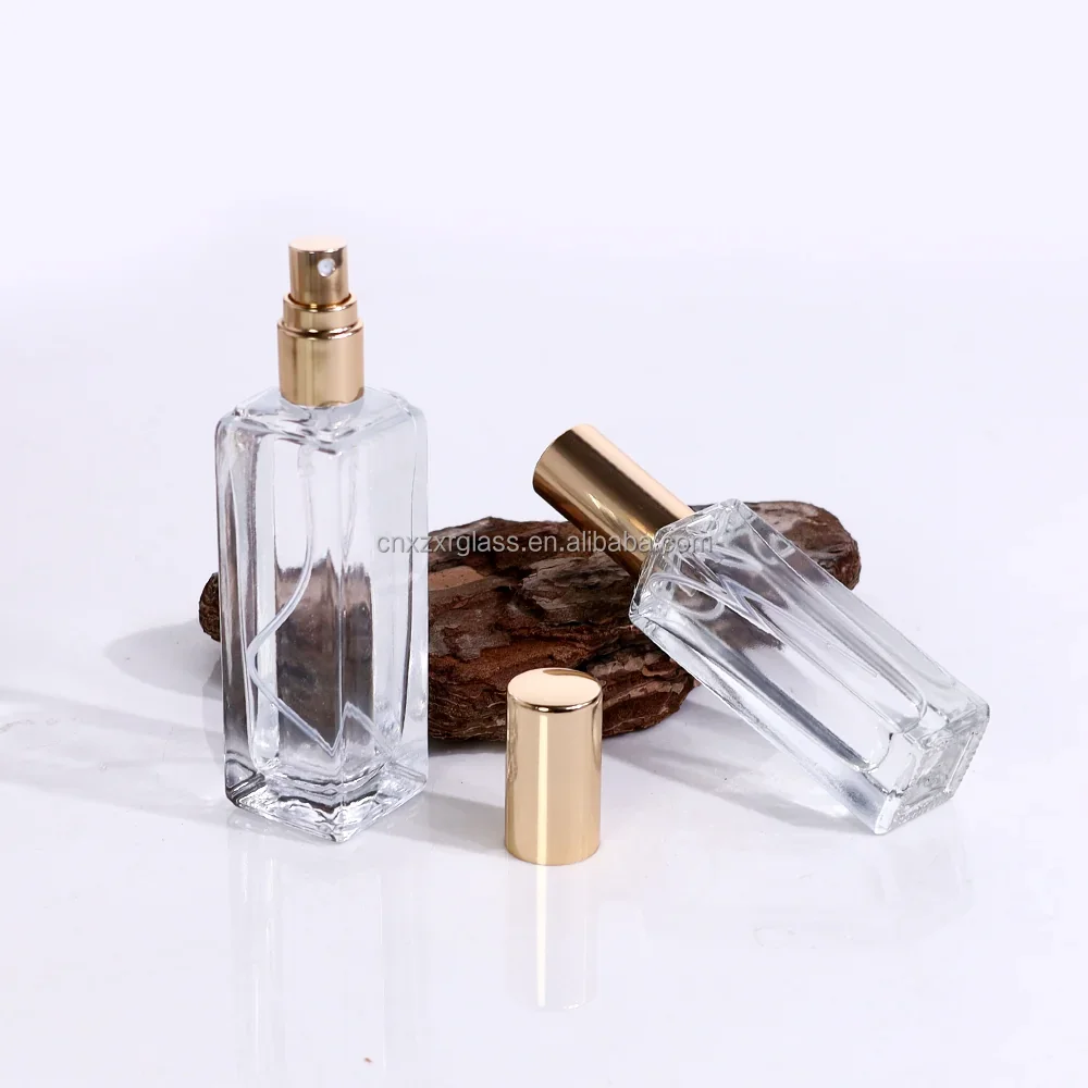 4 / 5 / 10 / 15 / 20 / 30 ml Slim clear spray bottle with black cap