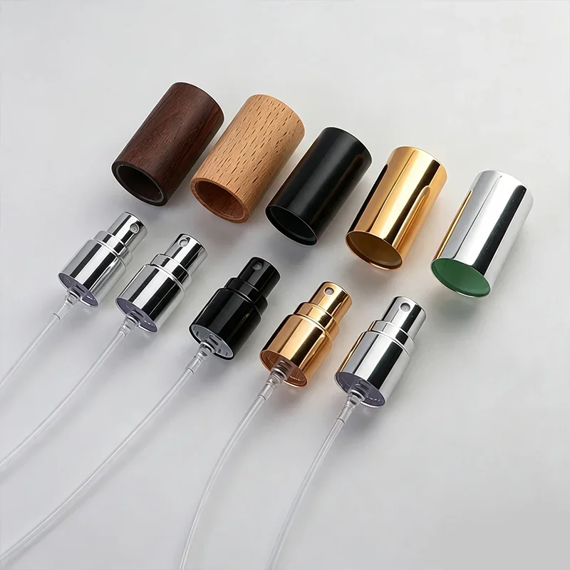 10 ml Slim perfume vial with wood-look cap