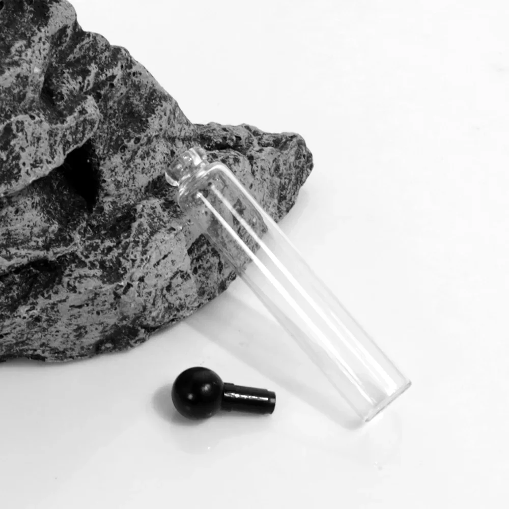 1 / 2 / 3 / 5 ml Glass sample vial with black plug