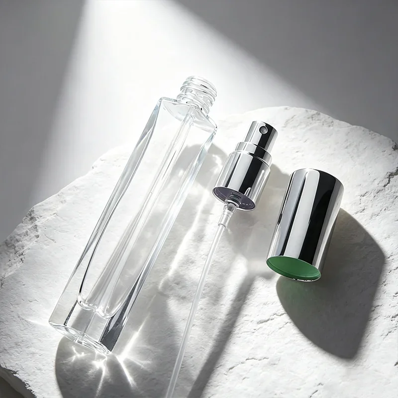 10 ml Slim perfume vial with wood-look cap