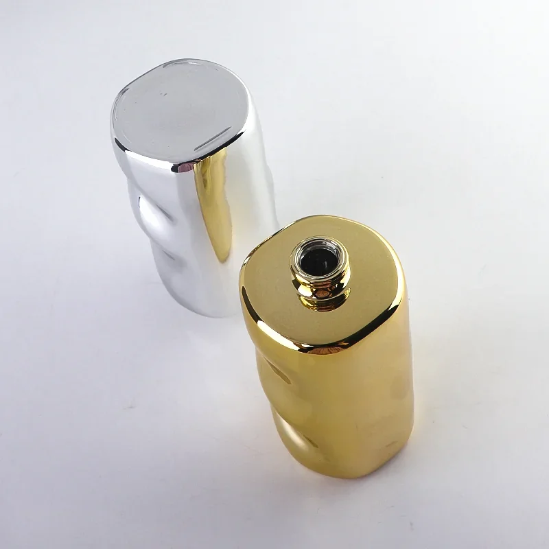 30 / 50 ml Sculpted perfume bottle with mirror-look finish