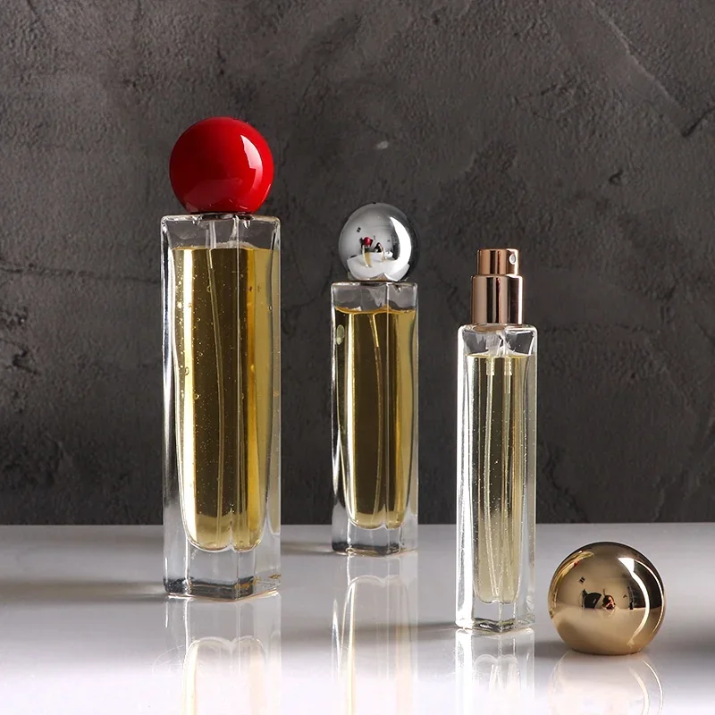 10 / 30 / 50 ml Slim perfume bottle with ball cap