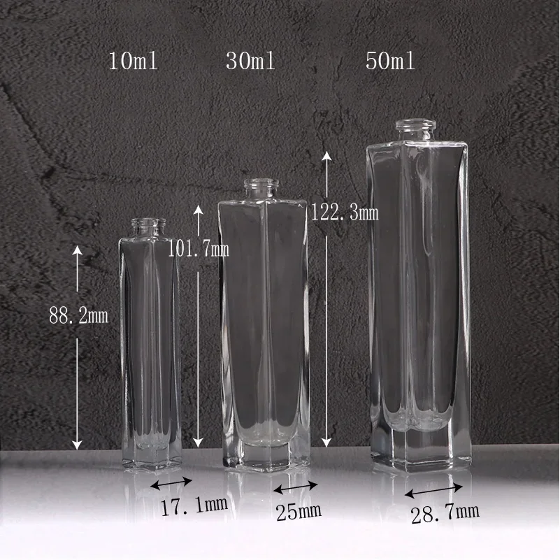 10 / 30 / 50 ml Slim perfume bottle with ball cap