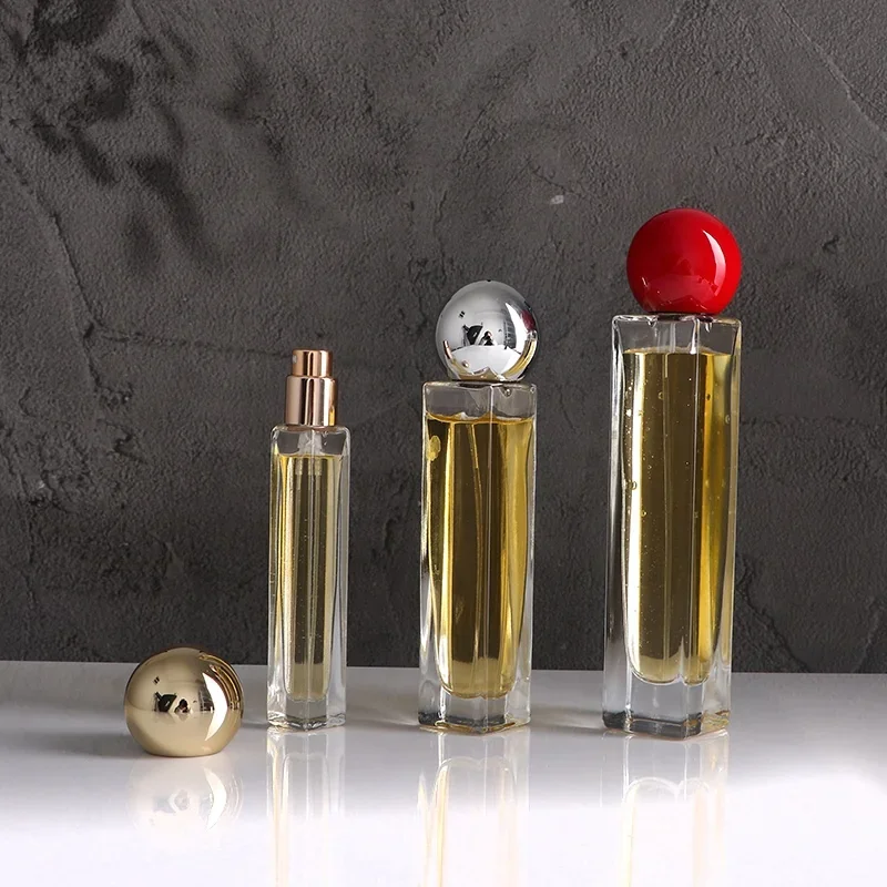 10 / 30 / 50 ml Slim perfume bottle with ball cap