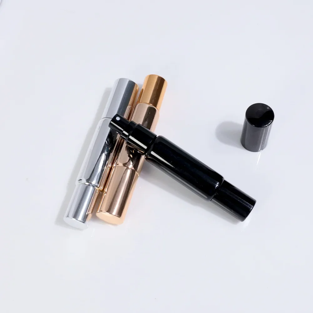 10 ml Pocket rollerball bottle with metallic-look case