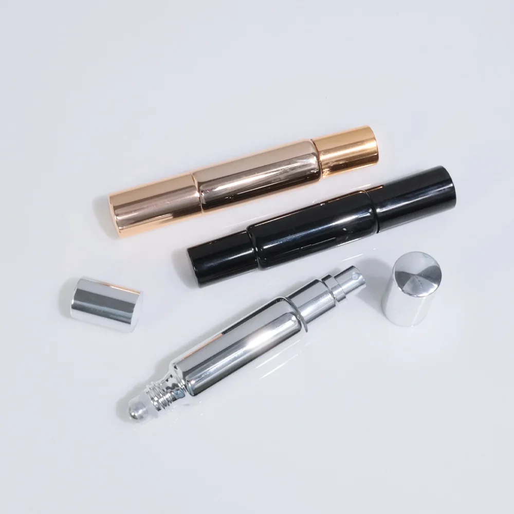 10 ml Pocket spray bottle with metallic-look case